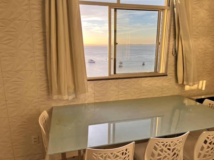 Apartamento No Farol Da Barra. Vista Deslumbrante Para O Mar! No Circuito Do Carnaval. Ao Lado Do Porto Da Barra ! Salvador Buitenkant foto